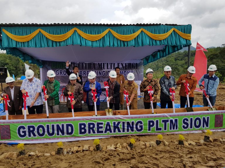 Pembangunan Pembangkit Listrik Tenaga Mini Hydro di Sumut memasuki tahap Peletakan Batu Pertama (Ground Breaking)