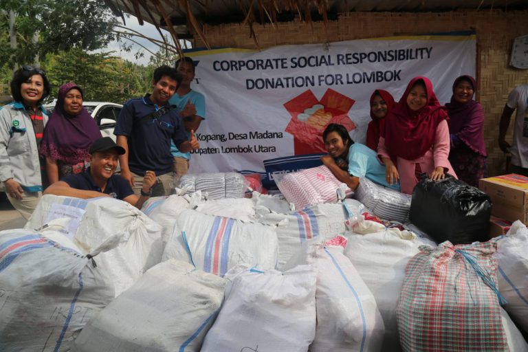 IKPT Menyalurkan Donasi untuk Korban Gempa Lombok