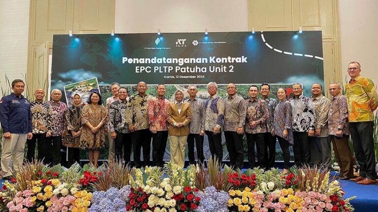 Konsorsium IKPT dan Wasa Mitra Engineering Tandatangani Kontrak Proyek Pembangkit Listrik Tenaga Panas Bumi Patuha-2